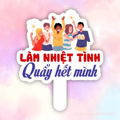 Hashtag làm nhiệt tình quẩy hết mình