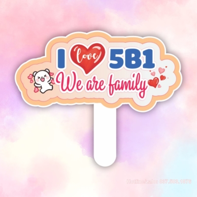 Hashtag I love 5B1 we are family