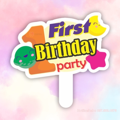 Hashtag first birthday party