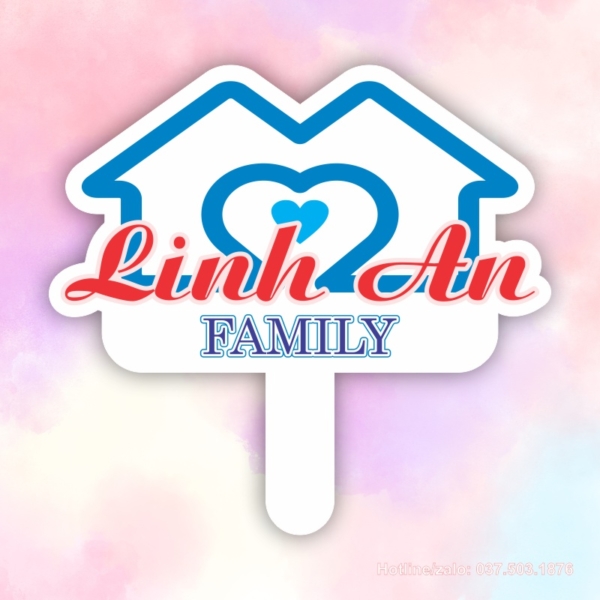Hashtag cầm tay Linh An family