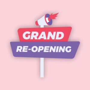 hashtag grand re-opening