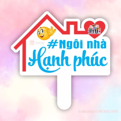 Hashtag ngôi nhà hạnh phúc