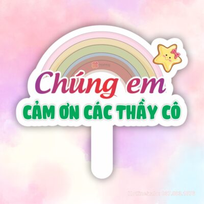 Hashtag chúng em cảm ơn các thầy cô