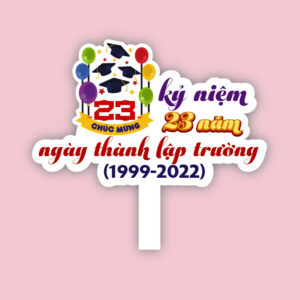 Hashtag kỷ niệm 23 năm ngày thành lập trường