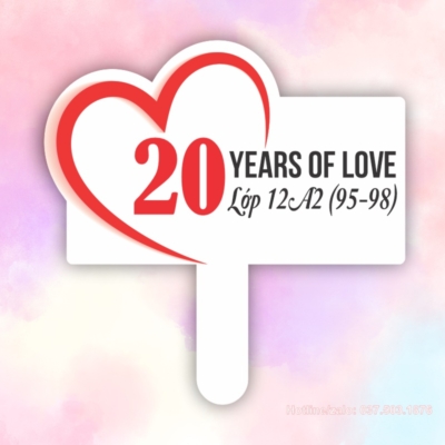 Hashtag họp lớp 20 năm years of love