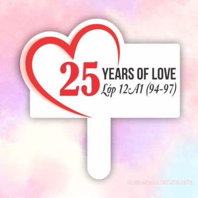 Hashtag họp lớp 25 năm years of love