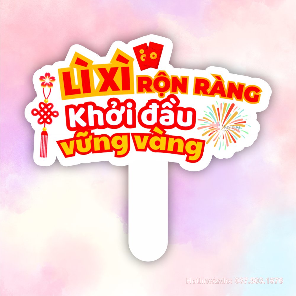 hashtag li xi ron rang khoi dau vung vang Hashtag lì xì rộn ràng khởi đầu vững vàng