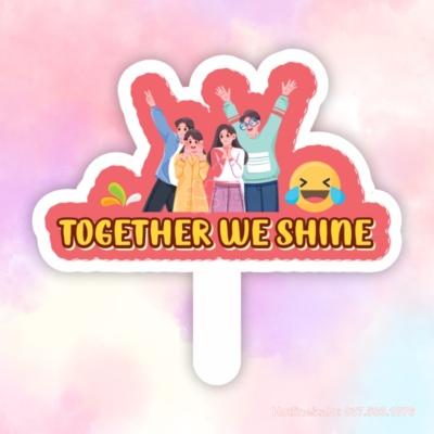 Hashtag together we shine