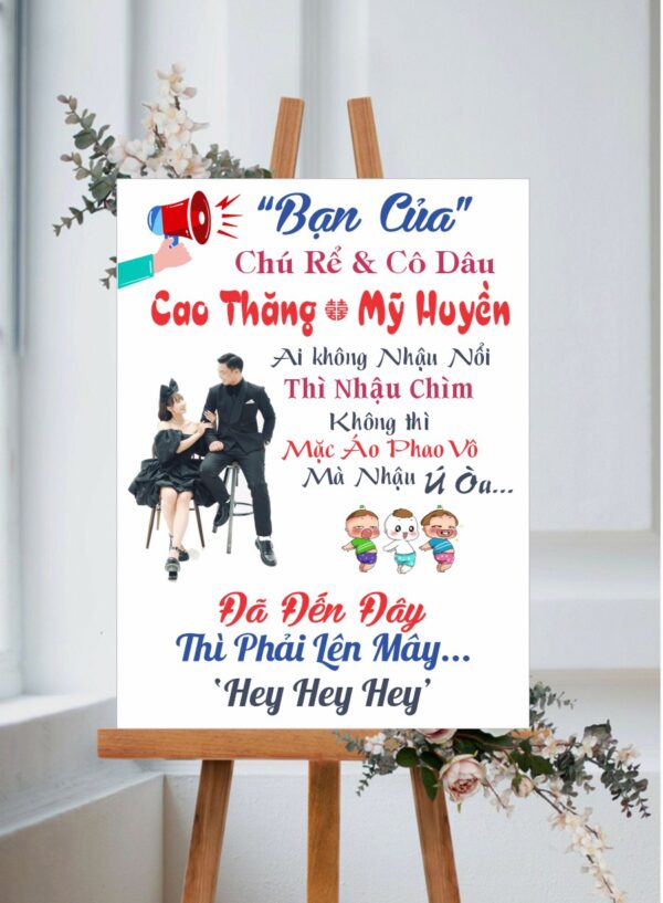 Poster Wedding Cao Thang Va My Huyen 2