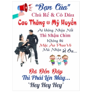 Poster Wedding Cao Thang Va My Huyen