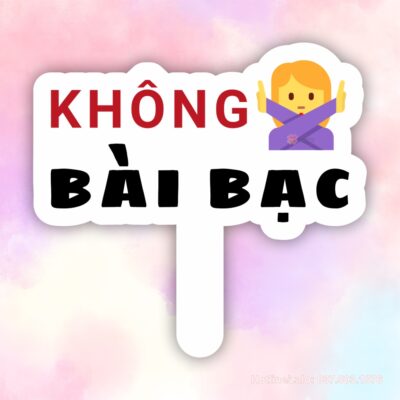 Hashtag không bài bạc