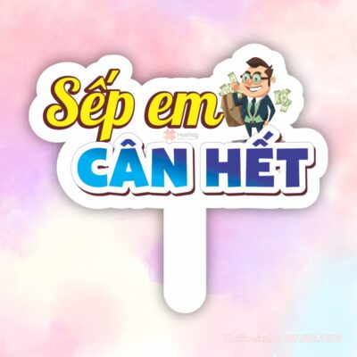 Hashtag sếp em cân hết