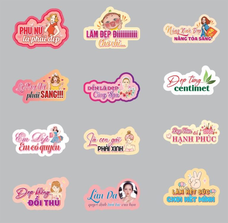 Hashtag spa, bộ hashtag cho cửa hàng spa thẩm mỹ làm đẹp