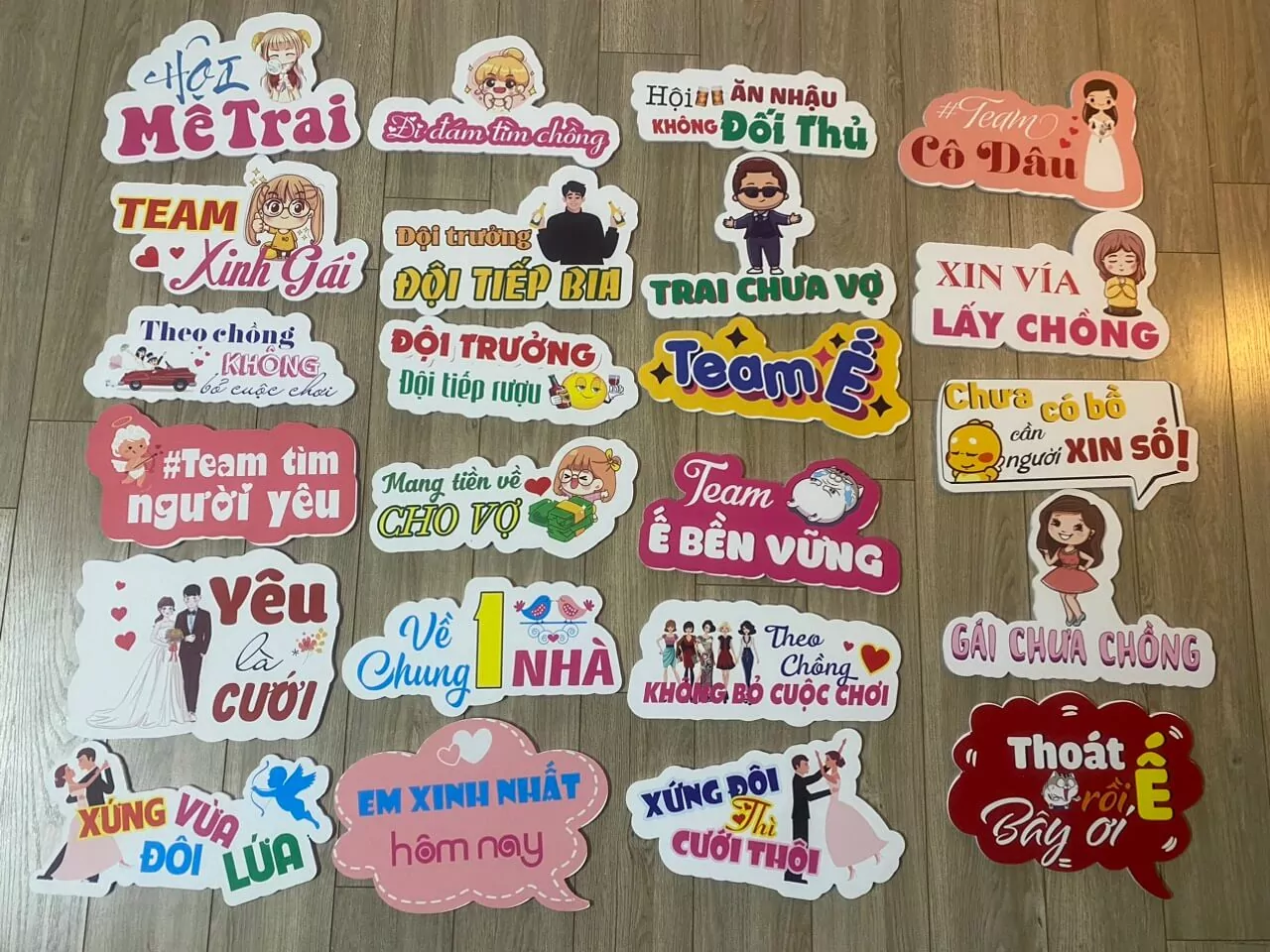 Mẫu Hashtag đám Cưới