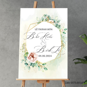 Bảng tên đám cưới: Bảo Hiếu & Bích Lê