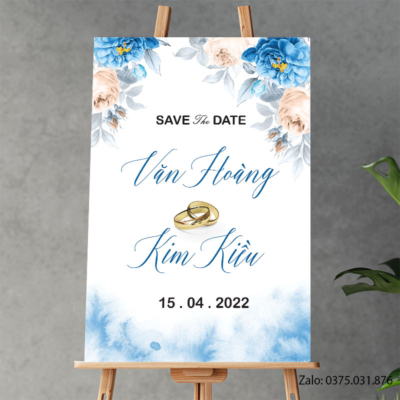 Bảng tên đám cưới: Văn Hoàng & Kim Kiều