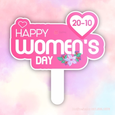 Hashtag cầm tay happy women's day 20-11