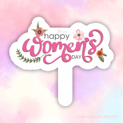 Hashtag happy women's day 8/3.