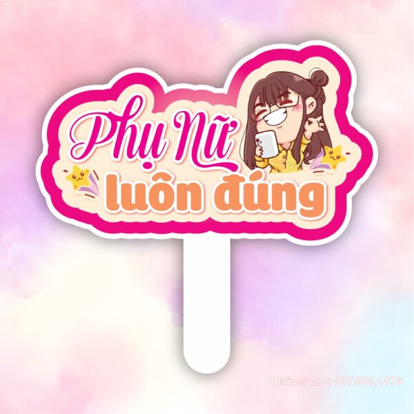 Hashtag phụ nữ luôn đúng