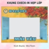 Khung check in sự kiện: Mẫu khung chụp hình đẹp nhất 2026