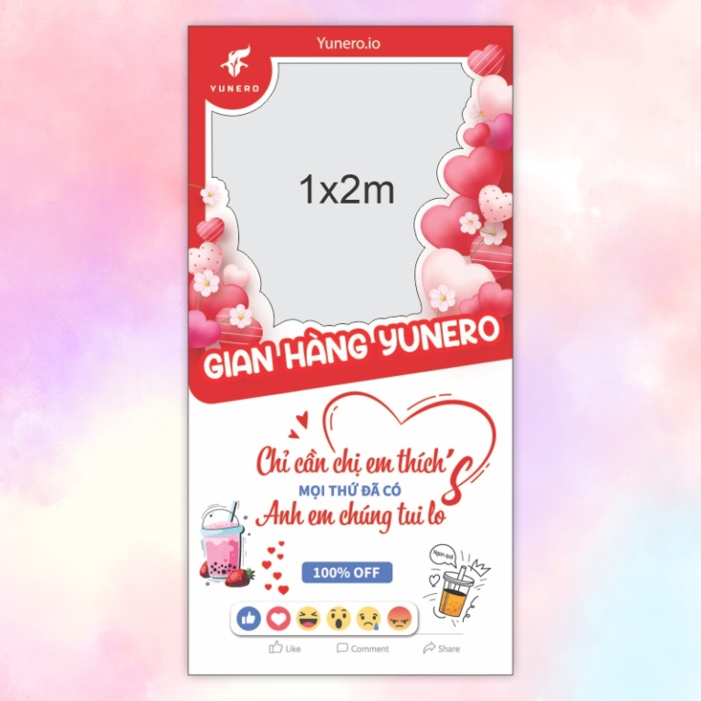 Khung check in sự kiện: Mẫu khung chụp hình đẹp nhất 2026