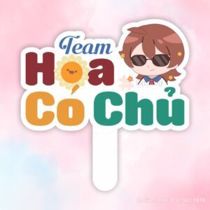 Hashtag cầm tay: Team hoa có chủ
