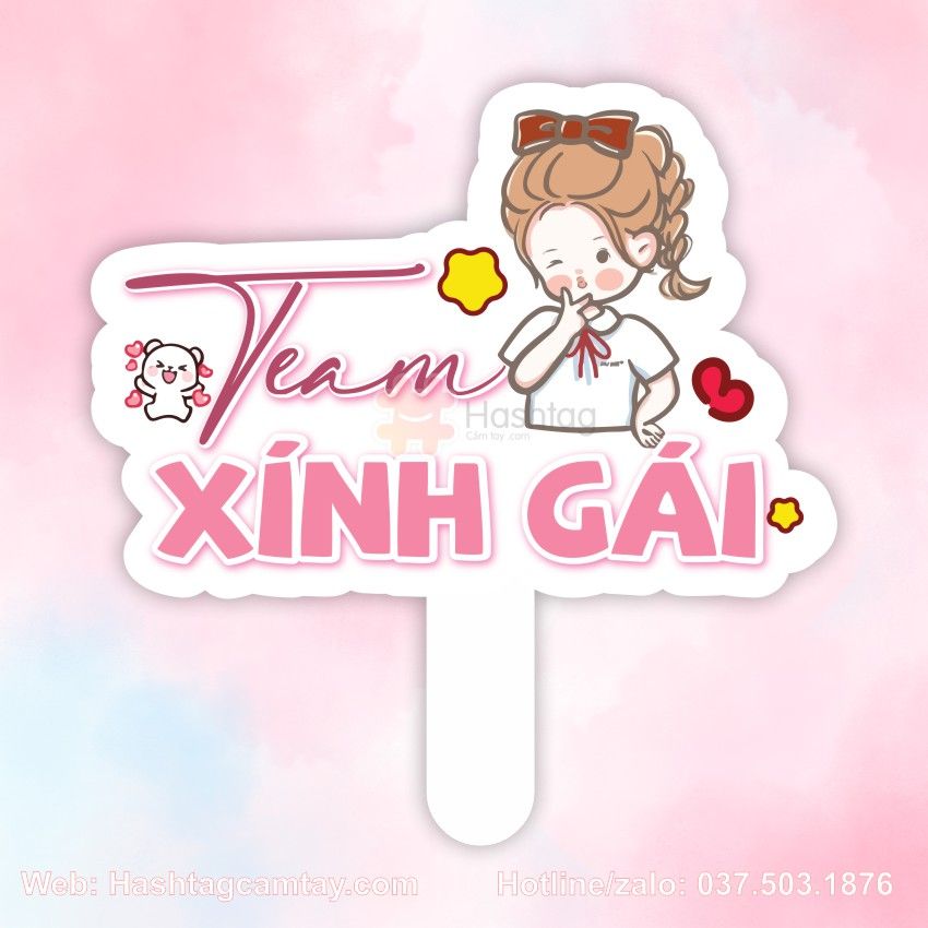 Hashtag team xinh gái