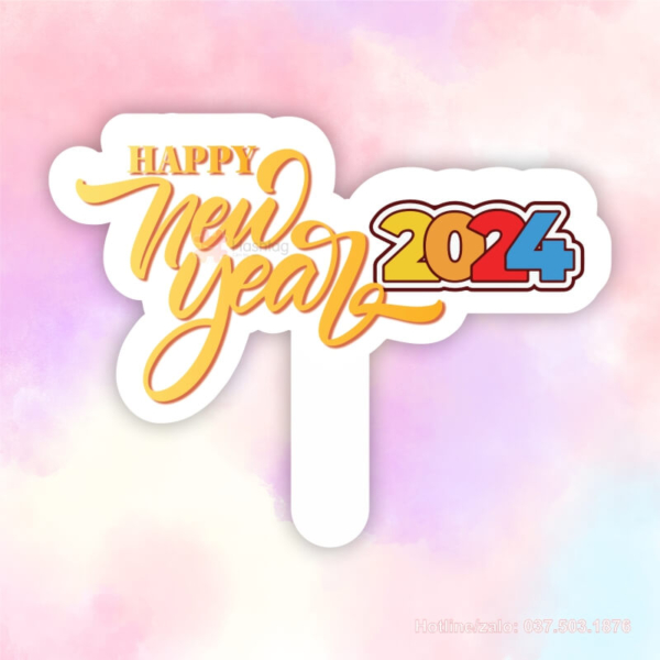hashtag cam tay happy new year 2024