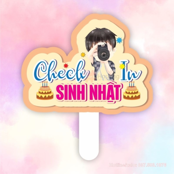 Hashtag check in sinh nhật
