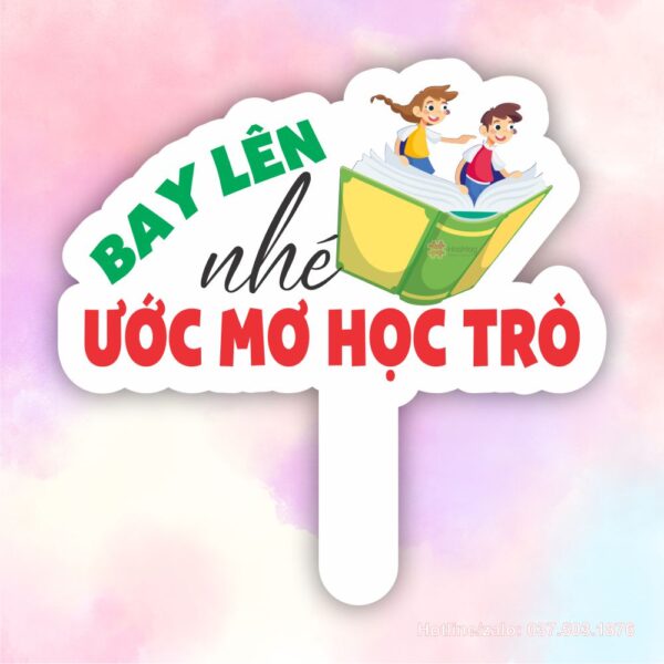 Hashtag bay lên nhé ước mơ học trò