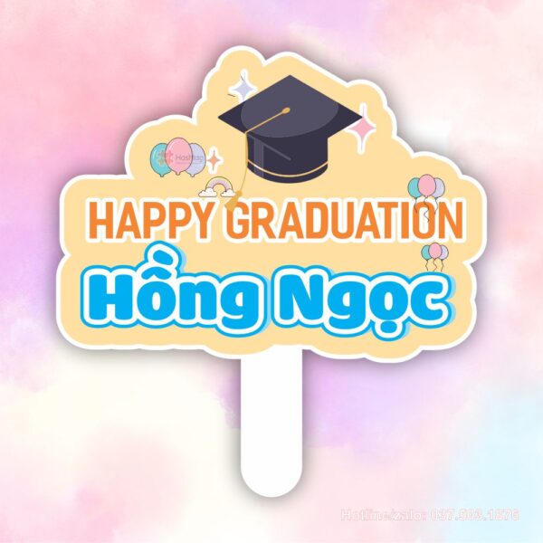 Hashtag Happy Graduation Hồng Ngọc