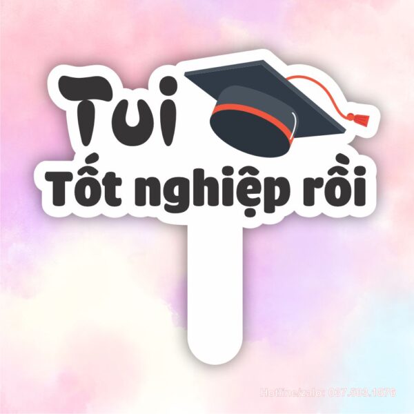 Hashtag tui tốt nghiệp rồi
