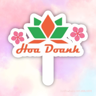 Hashtag cầm tay logo Hoa Danh Foods