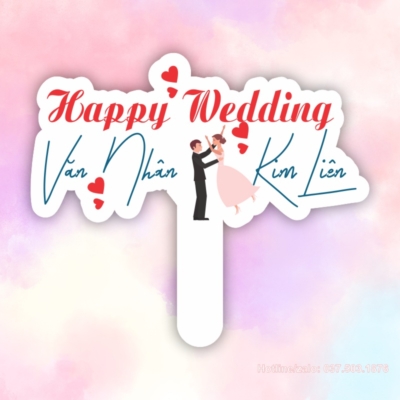 Hashtag Happy Wedding