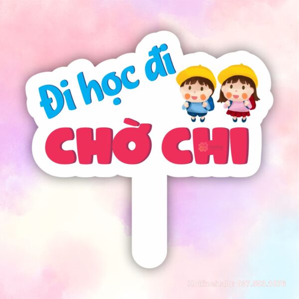 Hashtag học đi chờ chi