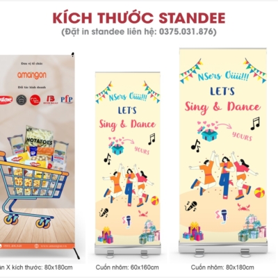 Kích thước standee