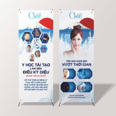 Standee X cường lực 60x160cm