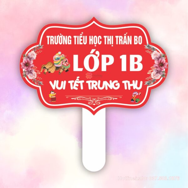 Hashtag bảng tên lớp Vui Tết Trung Thu