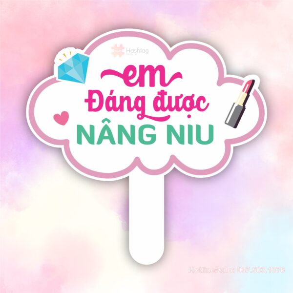 Hashtag em đáng được nâng nui