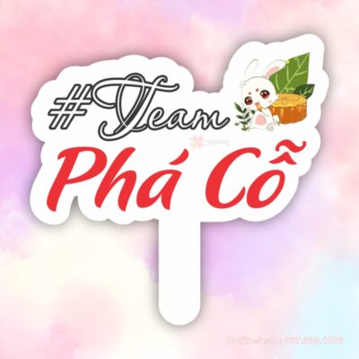 Hashtag cầm tay team phá cỗ