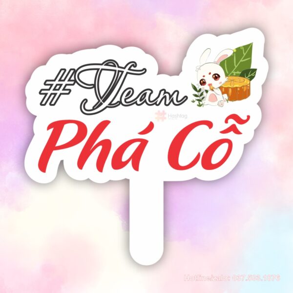 Hashtag cầm tay team phá cỗ