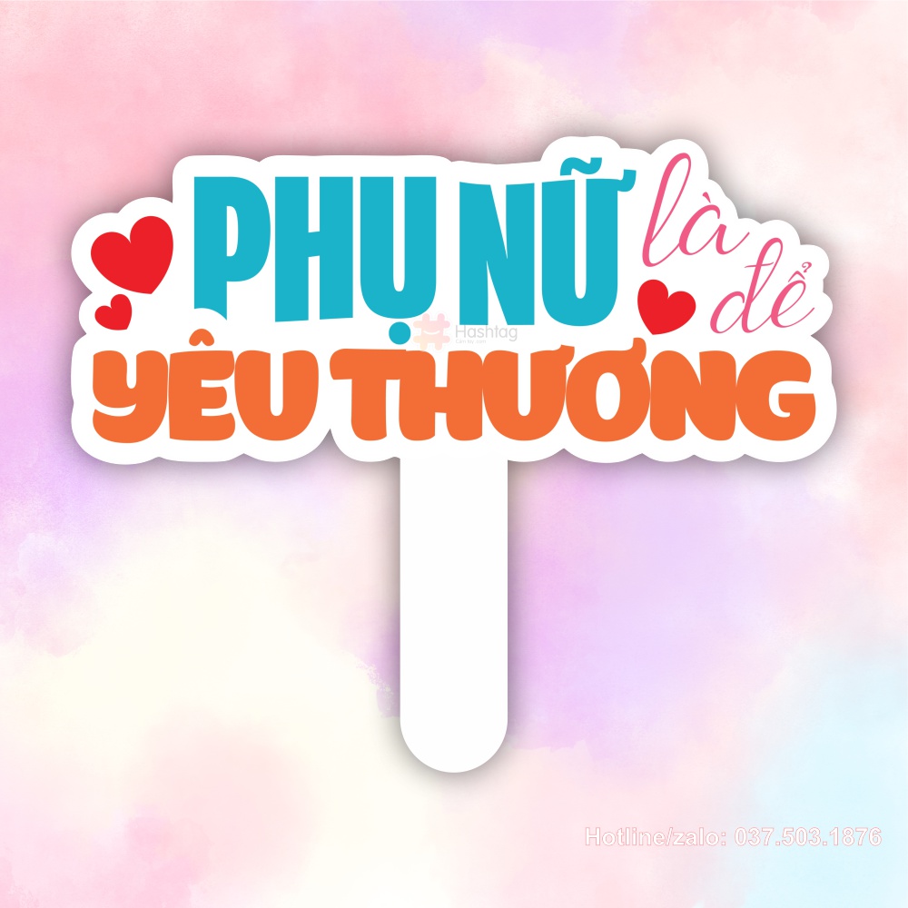 Hashtag phụ nữ là để yêu thương