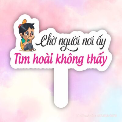 Hashtag chờ người nơi ấy, tìm hoài không thấy