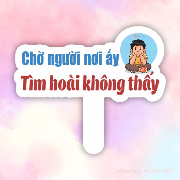 Hashtag chờ người nơi ấy, tìm hoài không thấy