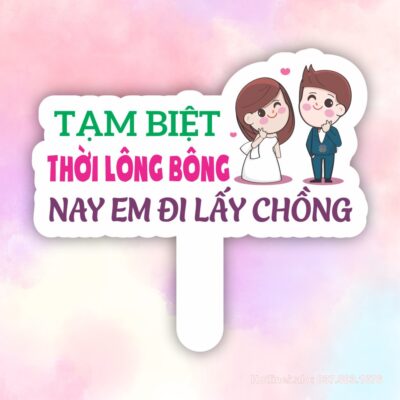 Hashtag tạm biệt thời lông bông, nay em đi lấy chồng