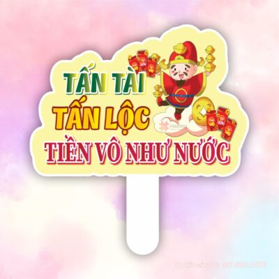 Hashtag tấn tài tấn lộc tiền vô như nước