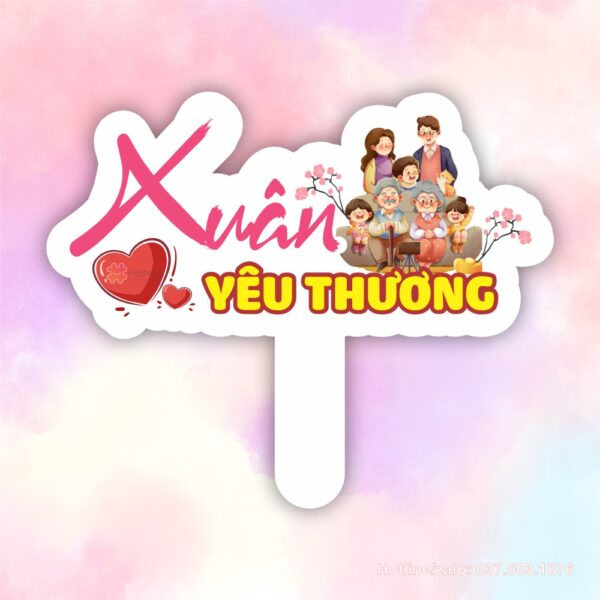 Hashtag xuân yêu thương