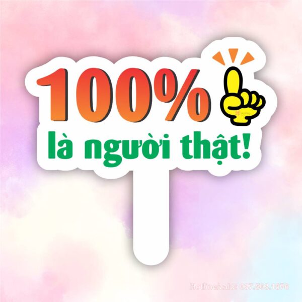 Hashtag 100% là người thật