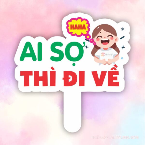 Hashtag ai sợ thì đi về