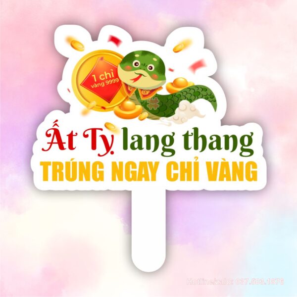 Hashtag Ất Tỵ lang thang, trúng ngay chỉ vàng